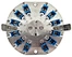 Ftth Polishing Jig 16 port SCPC connectors Fiber optic polishing jig for square pressure polishing machine